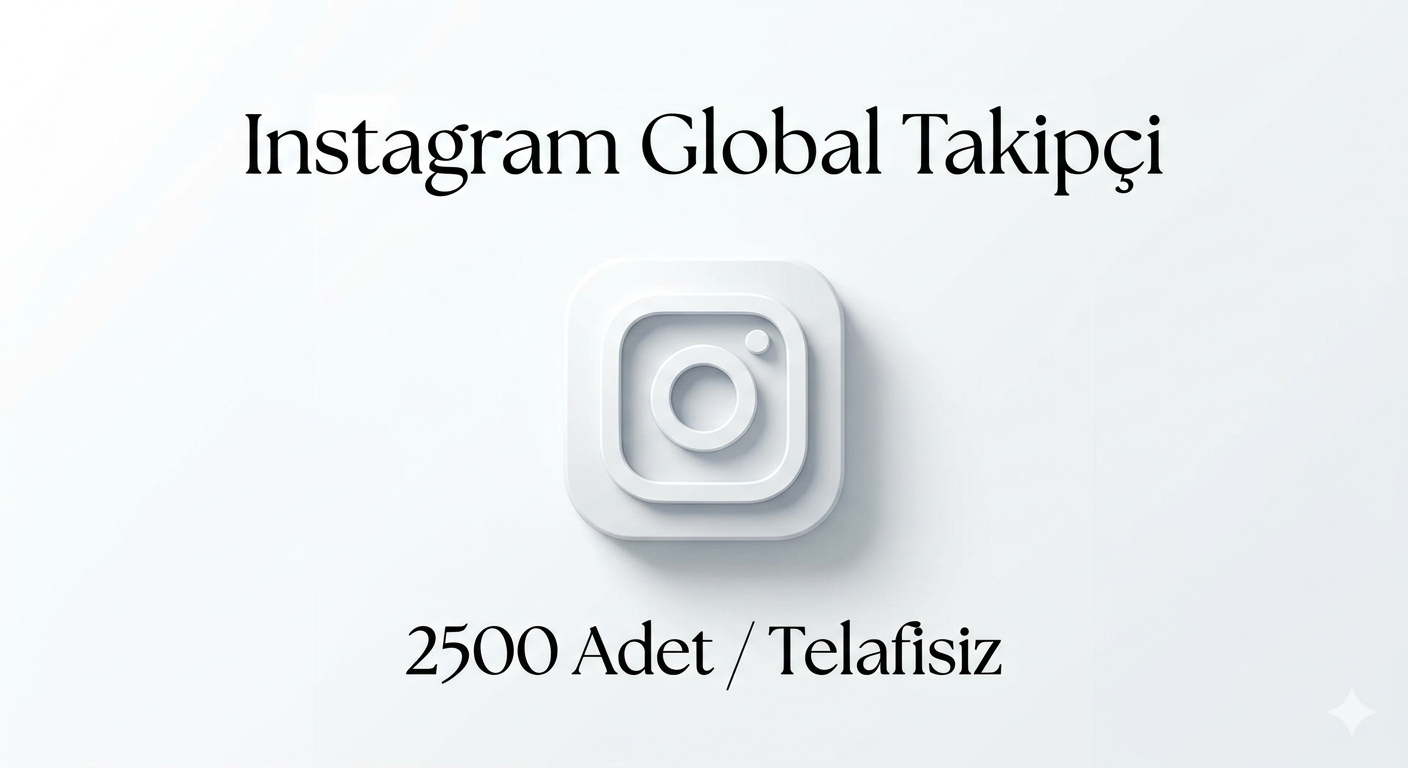İnstagram 2500 Takipçi Garantisiz